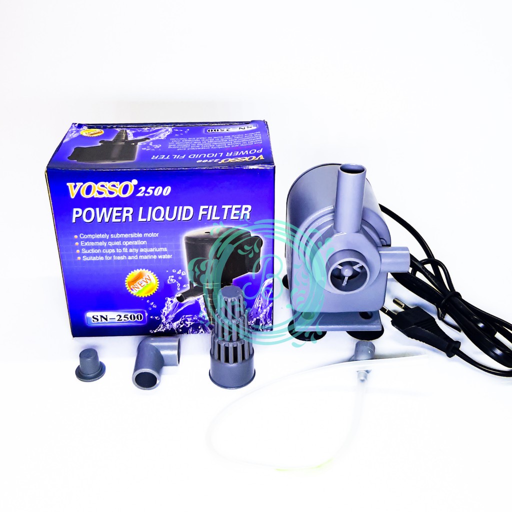 Vosso SN 1600 Dulunya SN-2500 Pompa Celup Pompa Aquarium Pompa Hidroponik