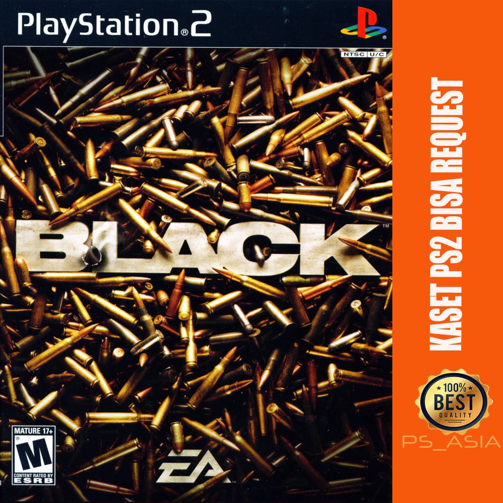 Kaset PS 2 Black