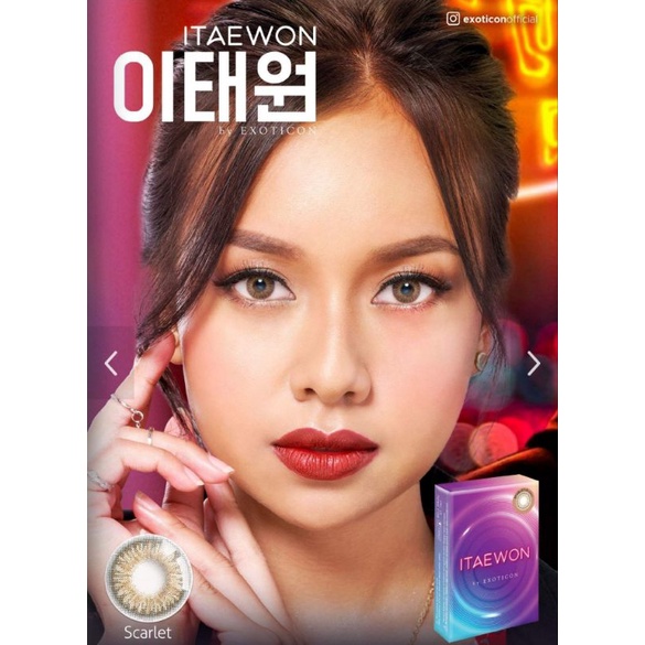 Itaewon Softlens Warna By Exoticon Ukuran Normal Sampai -2.50