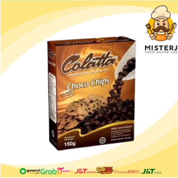 

Colatta Chips Kerucut | 150 Gram | Cokelat Chips Cone | Coklat Segitiga Mini