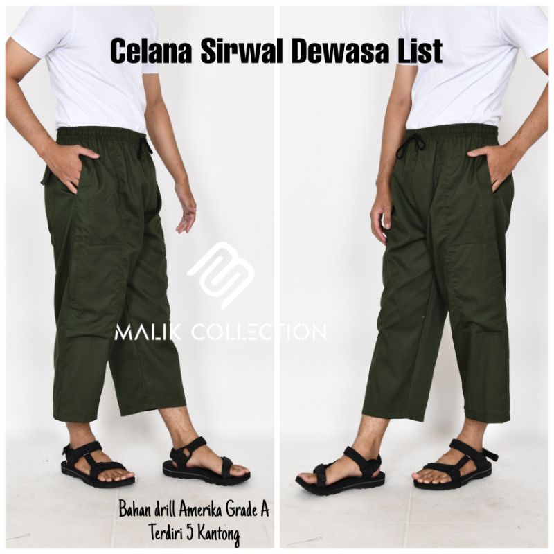 Celana Pangsi Komprang Sirwal Allsize, Jumbo XL XXL