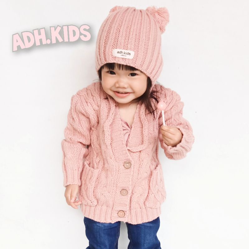 Beanie Lion Knit by adh.kids | Kupluk Rajut Anak