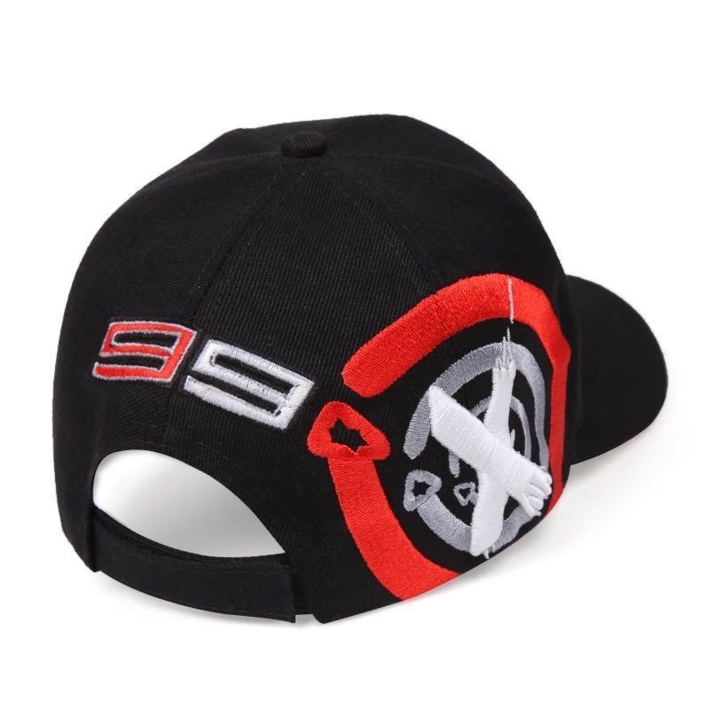 ☛Topi Balap Motor ✔Topi Baseball Desain Bordir Tanda Tangan marquez / Suzuki / Pirelli Lorenzo VR99 MOTO.GP Untuk Unisex