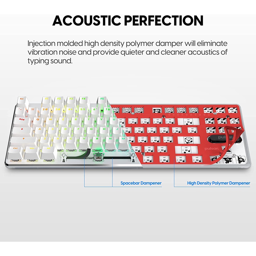 Pulsar PCMK TKL ANSI Barebone Mechanical Gaming Keyboard