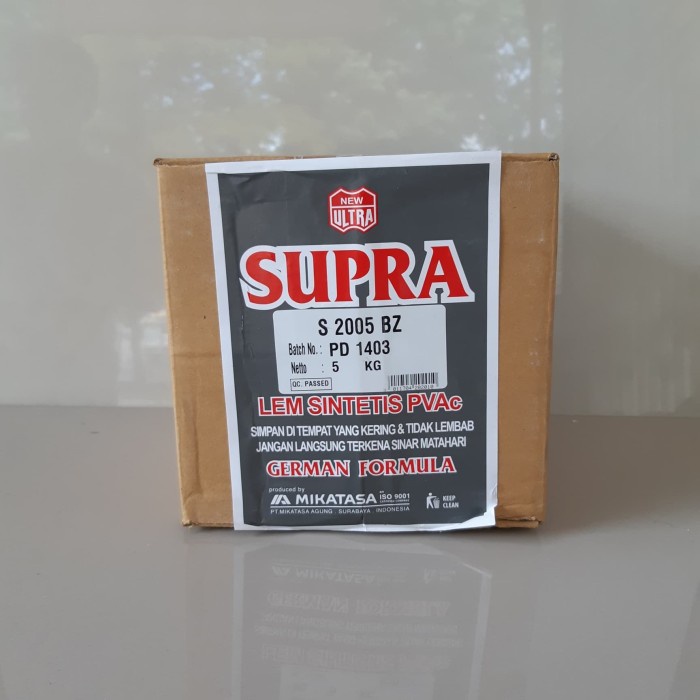 Lem Material Lem Putih Supra 5Kg