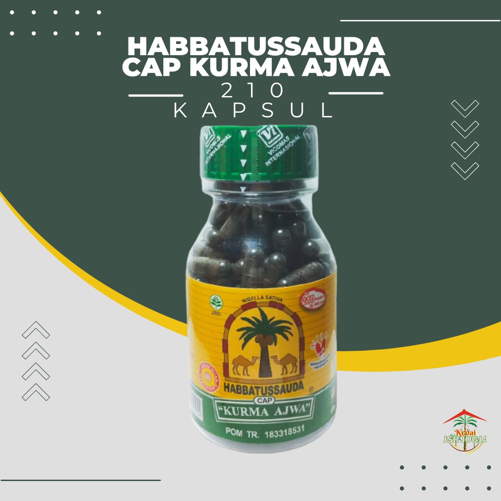 PROMO!!! HABATUSSAUDA CAP KURMA AJWA 210KAPSUL