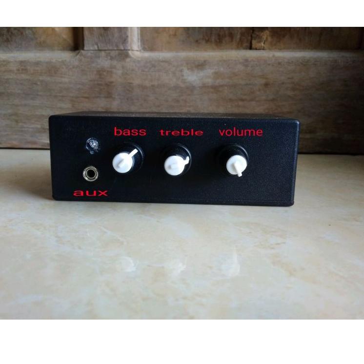 Harga Termurah Ampli mini 5v tone control volume bass treble plus kabel aux
