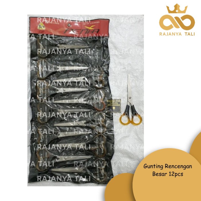 

Gilaa!!! Gunting Rencengan Besar 12Pcs Terbatas
