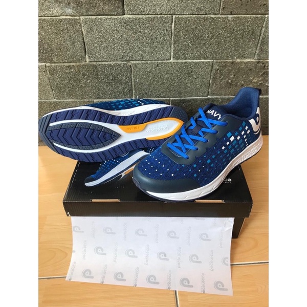 sepatu olahraga tni al / sepatu biru/ navy bocorocco