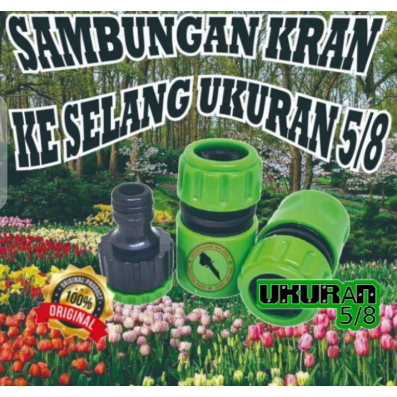 Konektor Selang 5/8 inch Sambungan Selang Quick Release 5/8