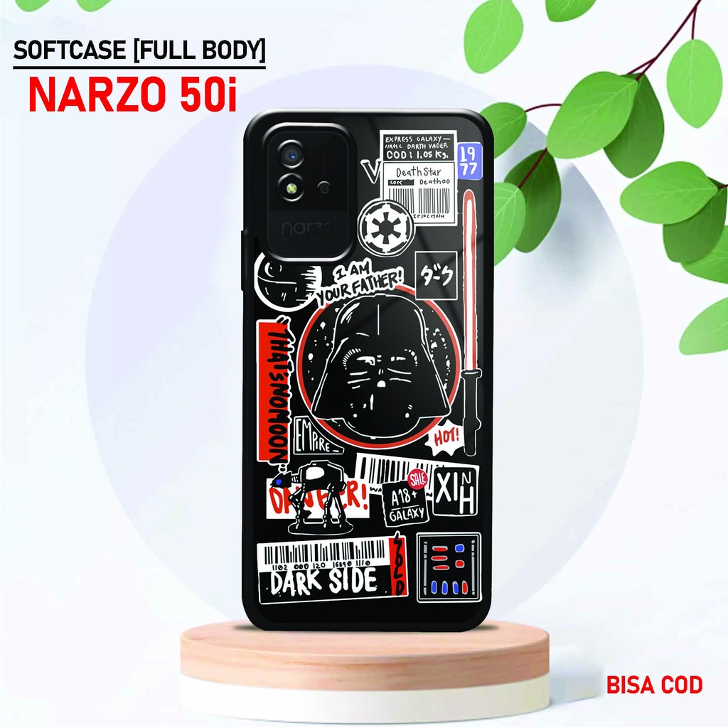 Softcase Glossy Realme Narzo 50i - Fashion Case [ UC 18 ] Realme Narzo 50i - Softcase Mengkilat Real