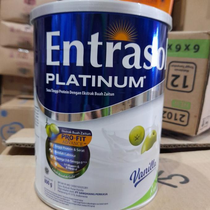 

[ COD ] entrasol platinum 800gr vanilla