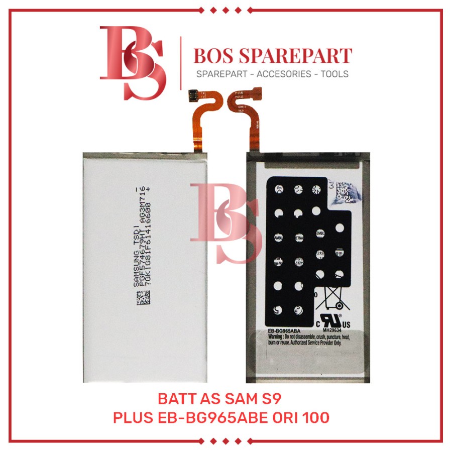 BATTERY AS SAMSUNG S9 PLUS / EB-BG965ABE ORI 100/ BATERAI / BATRE