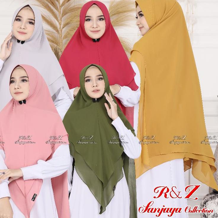 HIJAB KHIMAR TERBARU CERUTY 2 LAYER SAHLA JUMBO/KHIMAR 2 LAYER CERUTY SAHLA JUMBO/KERUDUNG KHIMAR SA