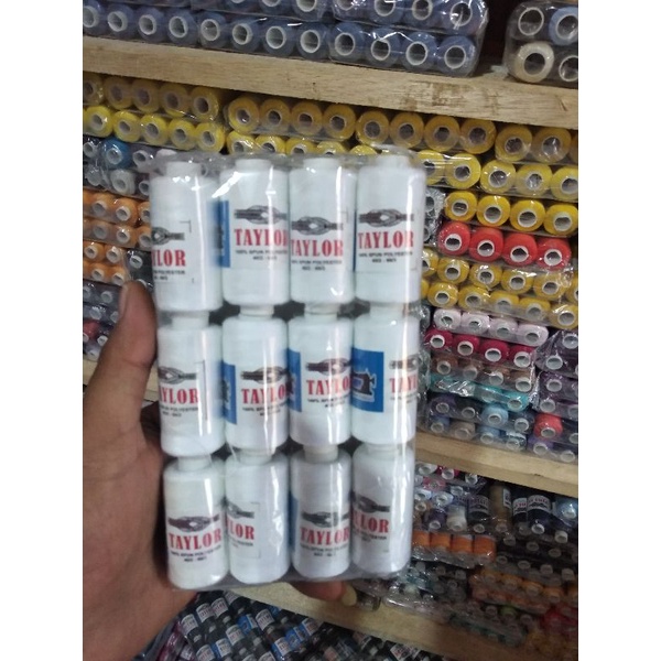 BENANG JAHIT 1 LUSIN WARNA| PANJANG 400 - 500 YARD 40/2 | KUAT TIDAK MUDAH PUTUS WARNA WARNI LENGKAP | SUPLIER BENANG JAHIT MURAH