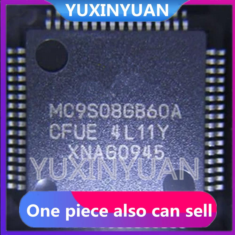 10pcs/lot MC9S08GB60ACFUE QFP-64 MC9S08GB60A QFP SMD Perayaan Baru