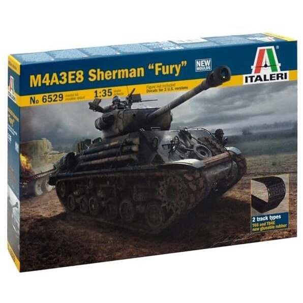 Italeri 6529 1/35 M4A3E8 Sherman Fury