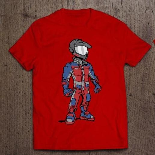 PRODUK- NEW ARRIVAL BAJU KAOS RIDE HARD OR STAY HOME RED SIZE M L XL XXL .