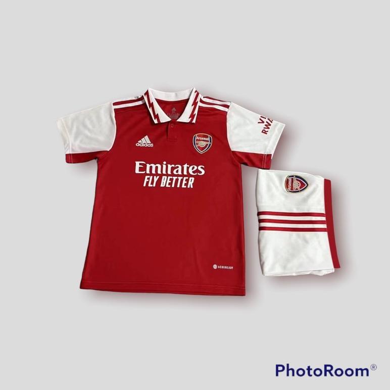 JERSEY BOLA ARSENAL HOME KIDS ANAK ANAK 2022 2023 22 23 GO TERLARISS...,,,,,