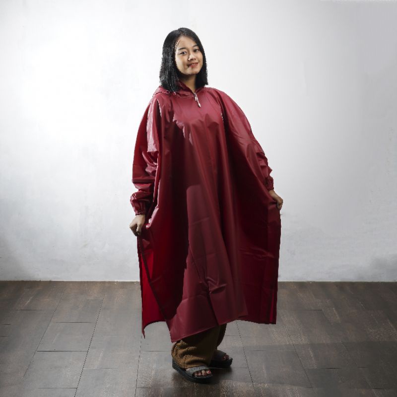 RAINCOAT,JAS HUJAN PONCO/KELELAWAR BAHAN TEBAL ANTI REMBES BY KALOKA