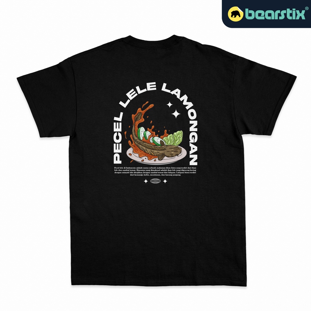 SHINZO - Tshirt Pecel Lele Lamongan - Kaos Streetwear - Baju Food Vloger