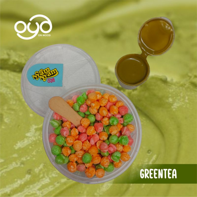 

OYA rainbow crispy GREENTEA sauce