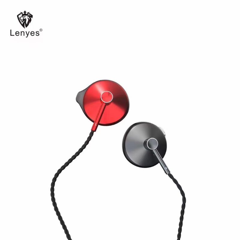 Lenyes headset LF12 gaming in ear hifi stereo earphone extra bass with handfree microphone 3.5mm Original