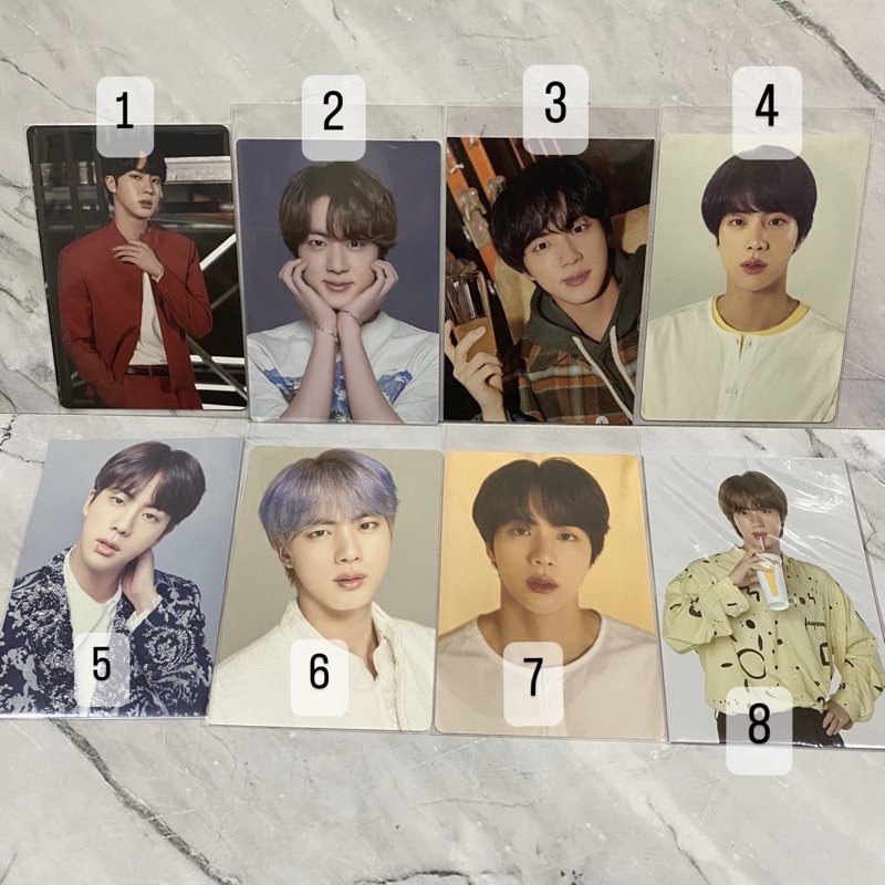 Official BTS Jin Seokjin PC mini Photocard mpc ptd lys swz dalmajung little wishes permission to dan