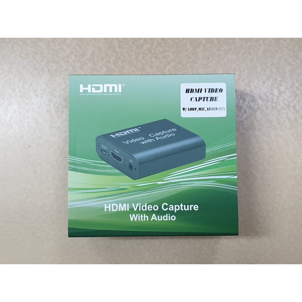 HDMI Video Capture USB Card With Loop Audio