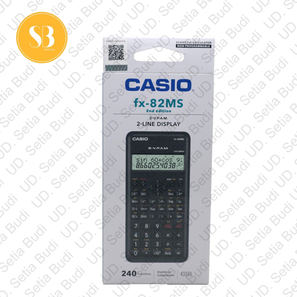 Kalkulator Scientific CASIO FX-82MS 2nd Edition