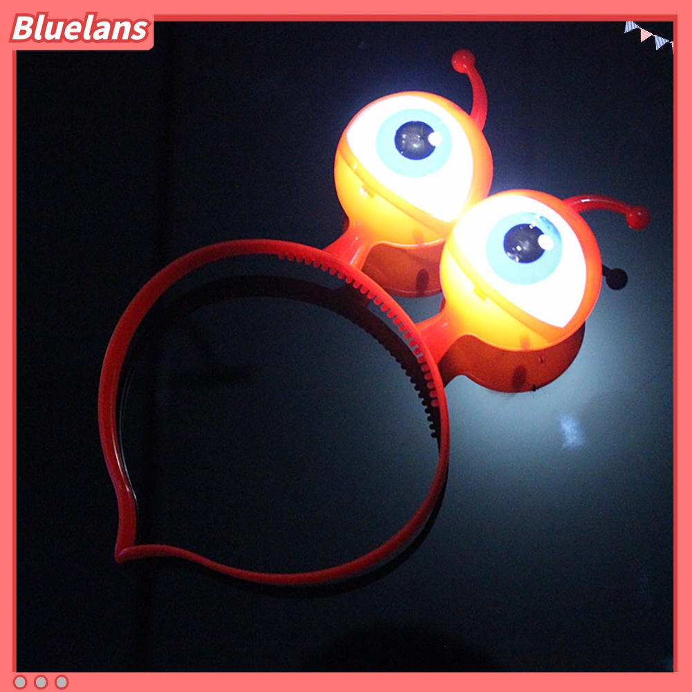 Bando Desain Alien Mata Besar Dengan LED Untuk Pesta Halloween