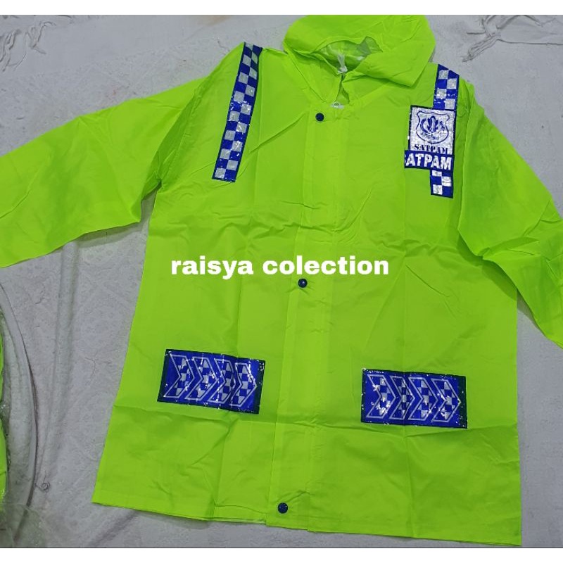 jas hujan setelan security / jas hujan satpam / jashujan baju celana satpam