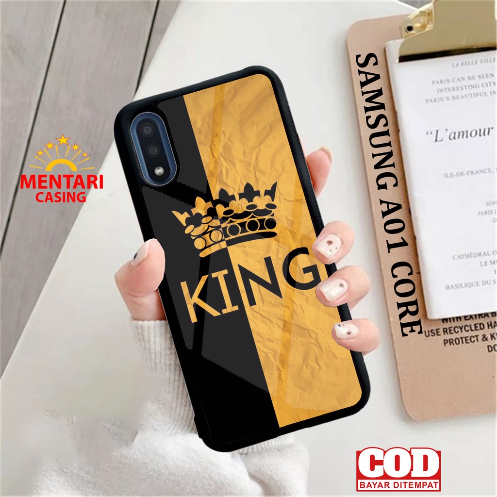 Case SAMSUNG A01 CORE CASING SAMSUNG A01 CORE [ KING ] Mentari casing case hp kondom hp case custom 