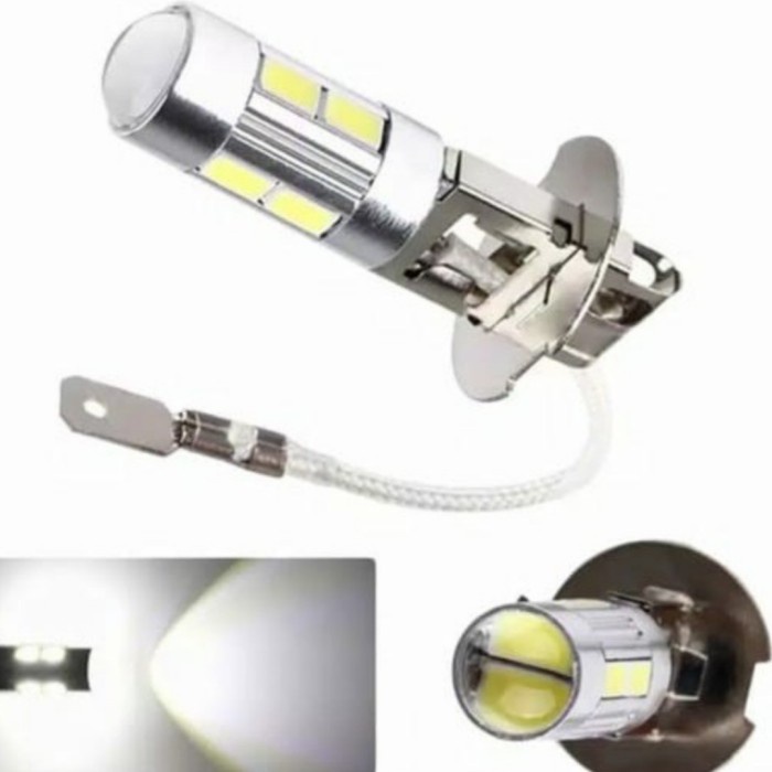 Bergaransi Lampu Bohlam Led H3 Foglamp Atau Lampu Kabut Kijang Hyundai Volvo Dll Sale!!!