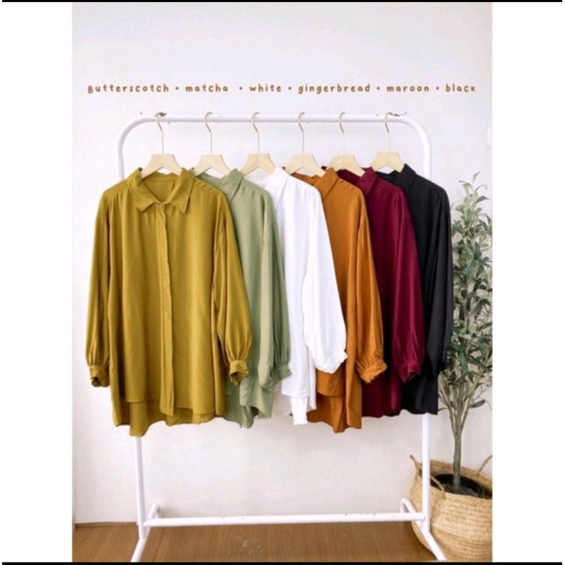 Kemeja Oversize Azura Blouse