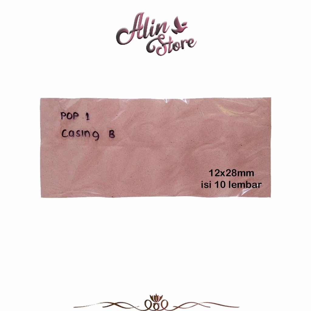 

Amplop Cas B (12x28) 10 Lembar Super Pop1