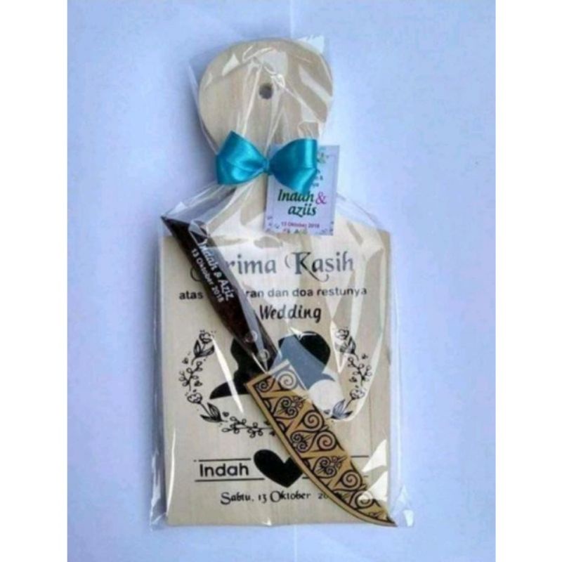 SOUVENIR TALENAN SET PISAU DAPUR PROMO UNIK PERNIKAHAN - SOUVENIR NIKAH & SOUVENIR ACARA - SOUVENIR 