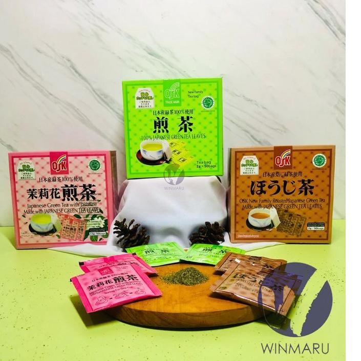 

Lagi Bagus--OSK Japanese Green Tea With Jasmine - Roasted Sesame 50 sachets - Teh Hijau Sachet