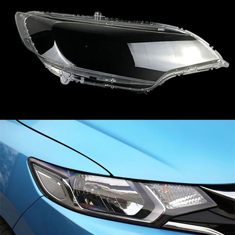 Cover Lensa Headlight Depan Mobil Headlight Lamp Replacement Shell Untuk Honda Fit/Jazz2014 2015 2016 2017 2018