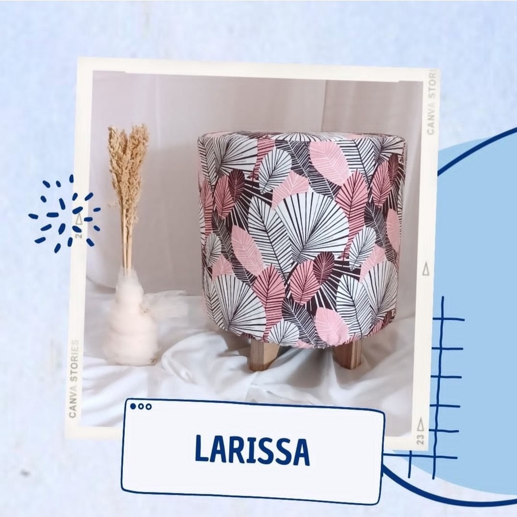 LARISSA STOOL Bangku Ecobrick Kursi Ekobrik Indoor Outdoor Ramah Lingkungan