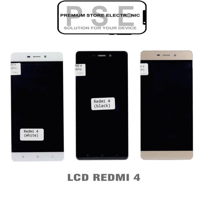 LCD Xiaomi Redmi 4 Fullset Touchscreen ORIGINAL Garansi 1 Bulan