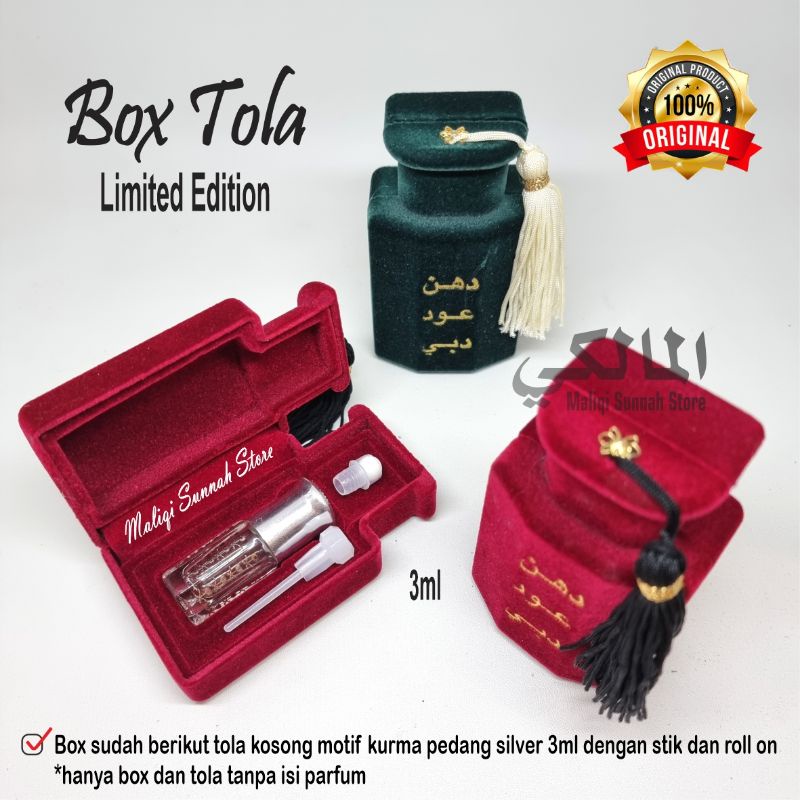 Box Tola 3ml Ekslusif (Baca Deskripsi)