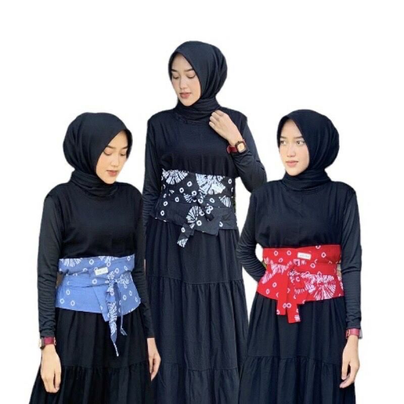 obi belt tenun tiedye batik / obi belt / obi batik / ikat pinggang obi belt