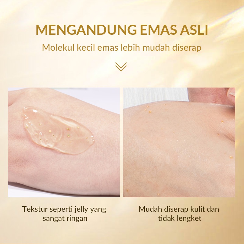 BISA COD BIOAQUA 24K Gold Skin Care Essence Cream Day Cream Night Cream Brighty Moisturizer Krim Malam Glowing Wajah RUMAH CANTIK 354