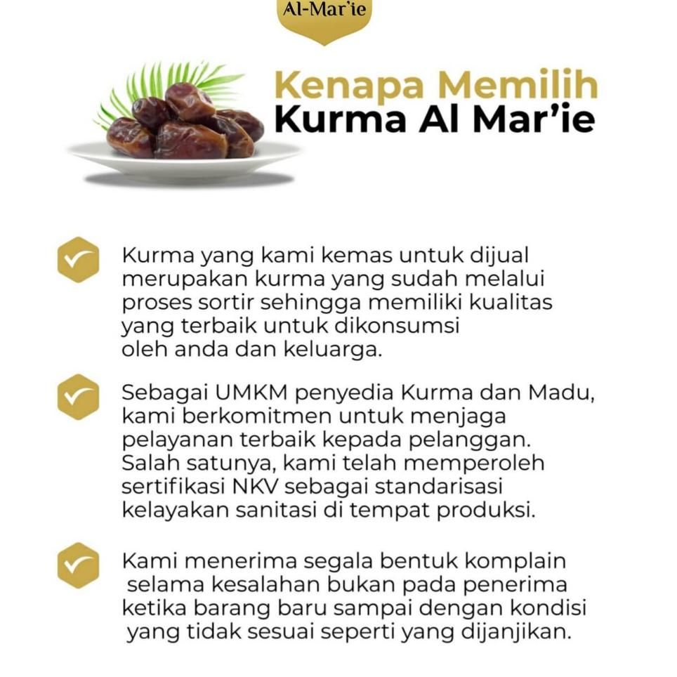 

Terbaru 9.9 Al Mar'ie Kurma Sukari Al Qossim Original Dates of Sukari Al Qossim 