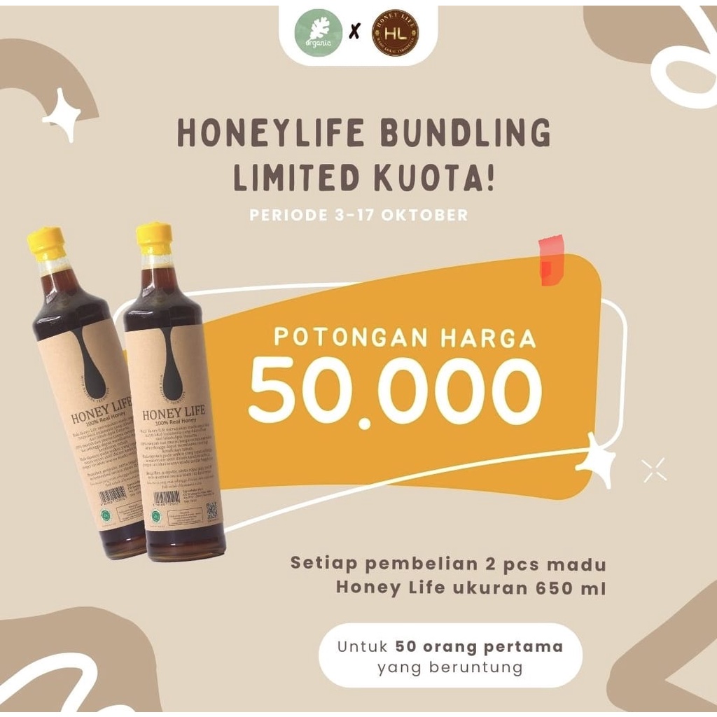 

BUNDLING HONEY LIFE 650ML
