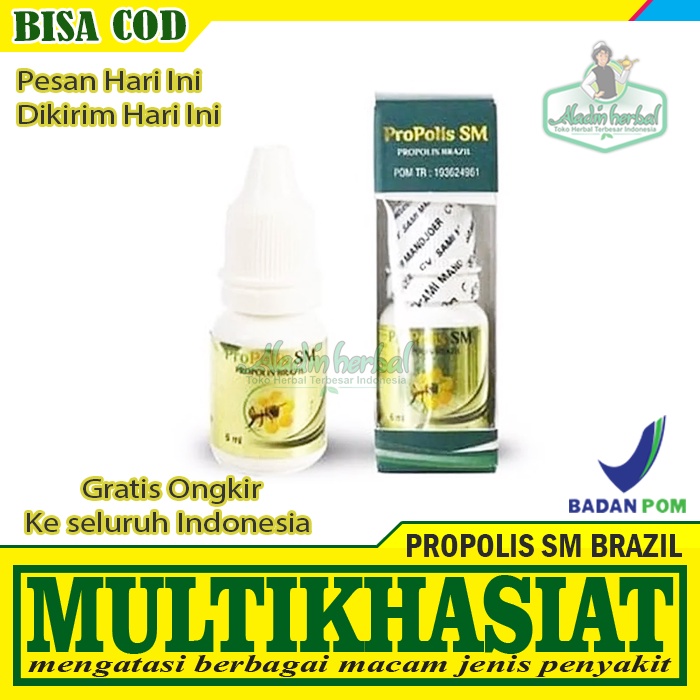 Obat kebas & Kesemutan - Kebas tangan & kaki terasa Panas, Sering Keram dll - Propolis SM