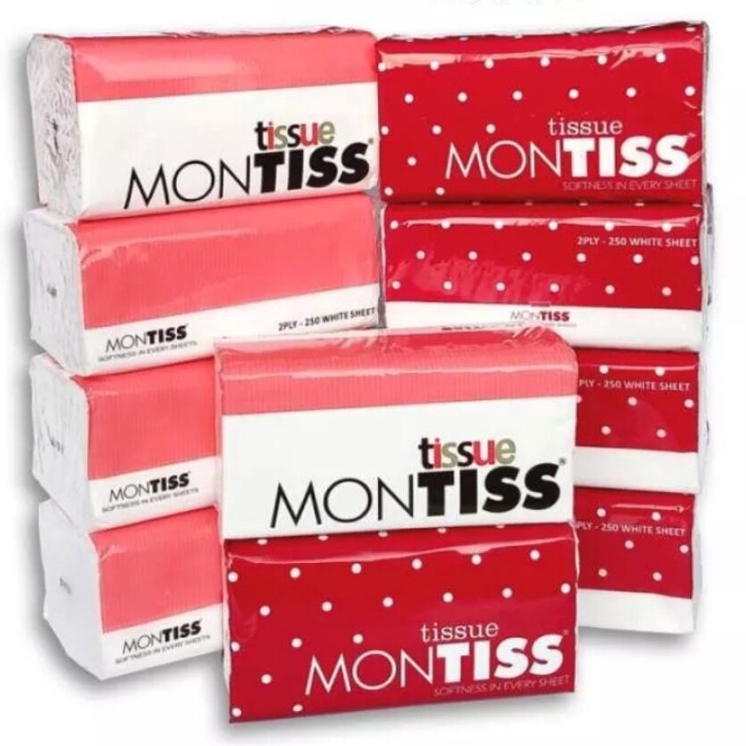 Tisu Montis 250 Lembar Gratis Ongkir 5 pcs