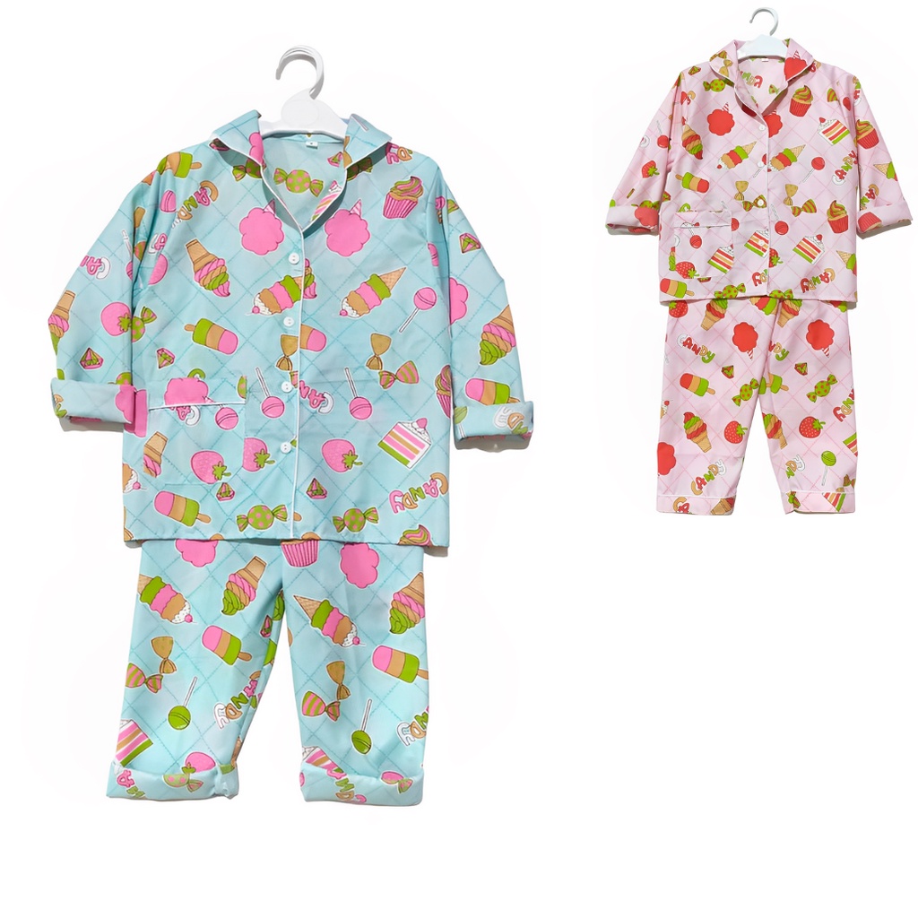 CIAHAW-PART 01-PIYAMA PP ANAK MOTIP TERBARU USIA 1-12 TAHUN/LENGAN PANJANG/BAJU TIDUR ANAK ANAK