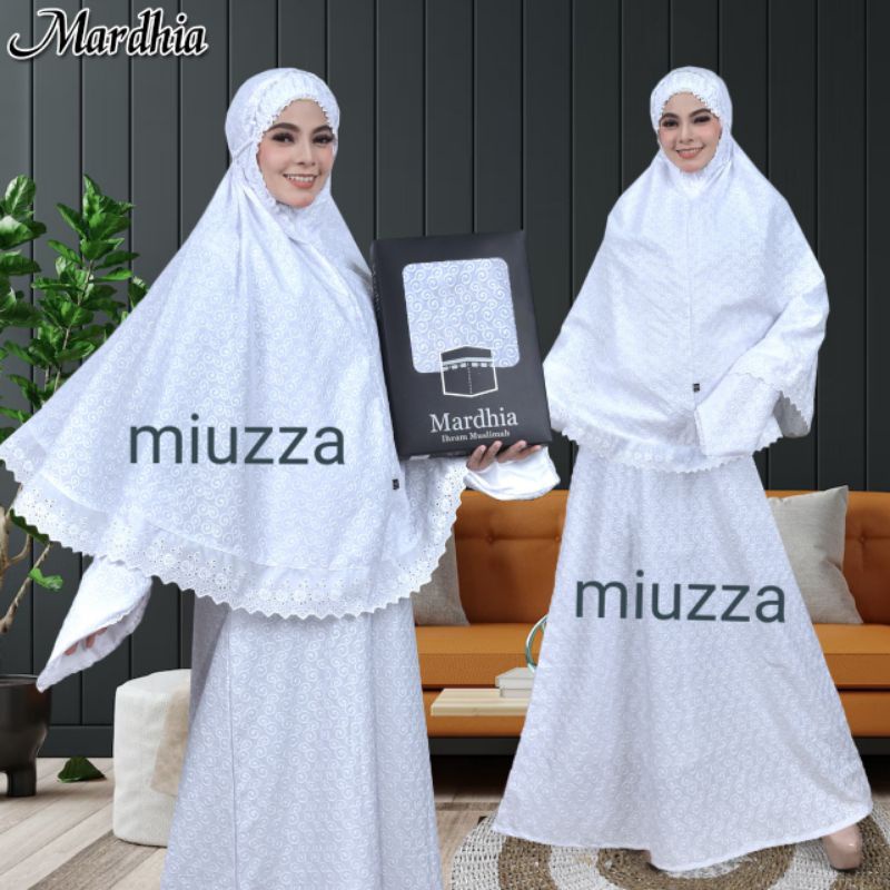 Gamis Ihrom lengkap gamis haji dan umroh gamis putih bordir perlengkapan haji dan umroh